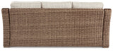 Beachcroft Beige Outdoor Sofa, Loveseat and Chair
