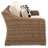 Beachcroft Beige Outdoor Sofa, Loveseat and Chair