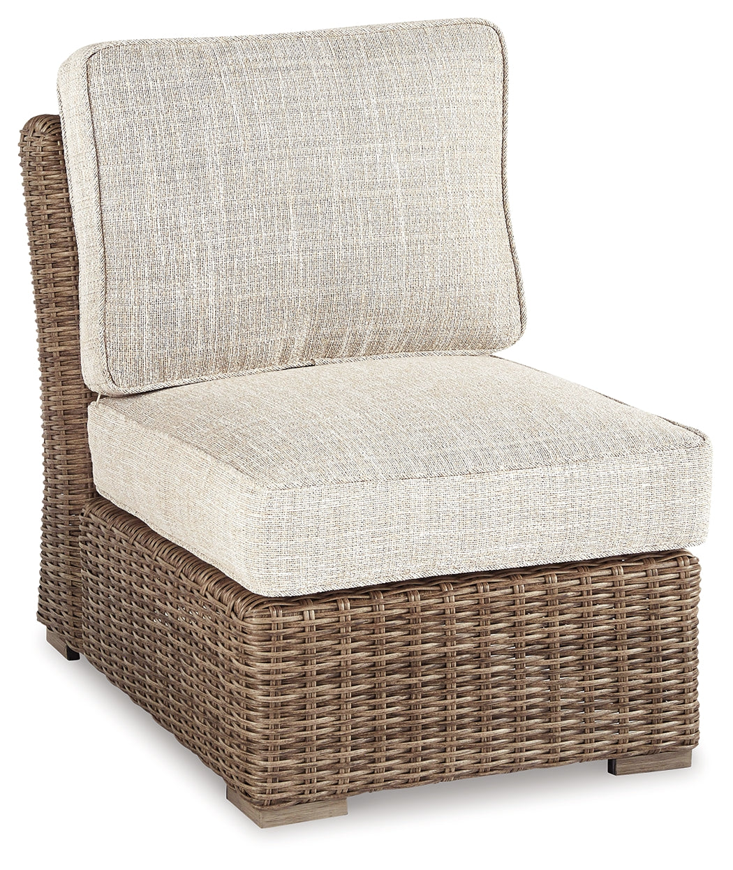 Beachcroft Beige 2-Piece Outdoor Sectional with Chair