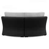Beachcroft Black/Light Gray 5-Piece Outdoor Sectional