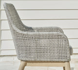 Seton Creek Gray Outdoor Dining Arm Chairs - Set of 2
