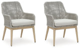Seton Gray Creek 2 Outdoor Chairs with End Table