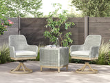 Seton Gray Creek 2 Outdoor Chairs with End Table