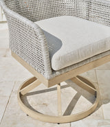 Seton White Creek Outdoor Dining Table and 4 Chairs