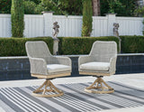 Seton White Creek Outdoor Dining Table and 4 Chairs