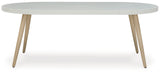 Seton White Creek Outdoor Dining Table and 4 Chairs