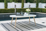 Seton White Creek Outdoor Dining Table and 4 Chairs