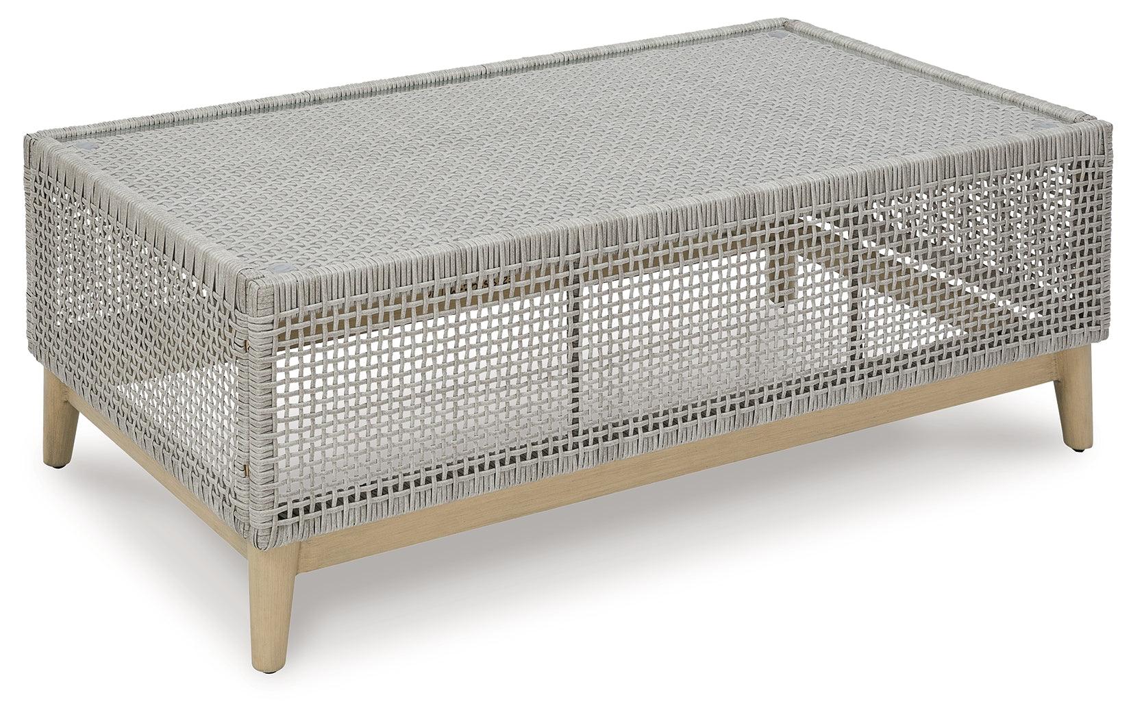Seton Gray Creek Outdoor Sofa and Loveseat with Coffee Table