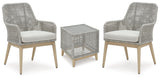 Seton Gray Creek 2 Outdoor Chairs with End Table