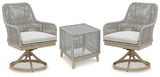 Seton Gray Creek 2 Outdoor Chairs with End Table