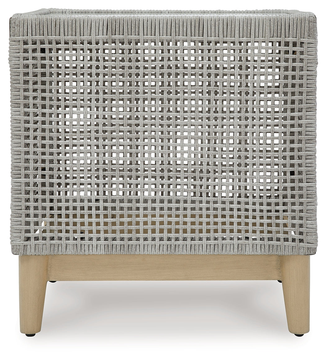 Seton Gray Creek 2 Outdoor Chairs with End Table