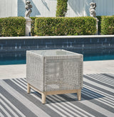 Seton Gray Creek 2 Outdoor Lounge Chairs with End Table
