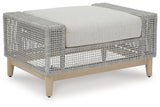 Seton Gray Creek Outdoor Lounge Chair and Ottoman