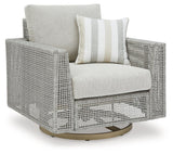 Seton Gray Creek Outdoor Lounge Chair and Ottoman