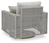 Seton Gray Creek Outdoor Lounge Chair and Ottoman