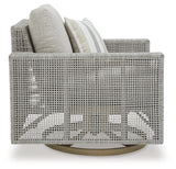 Seton Gray Creek Outdoor Lounge Chair and Ottoman