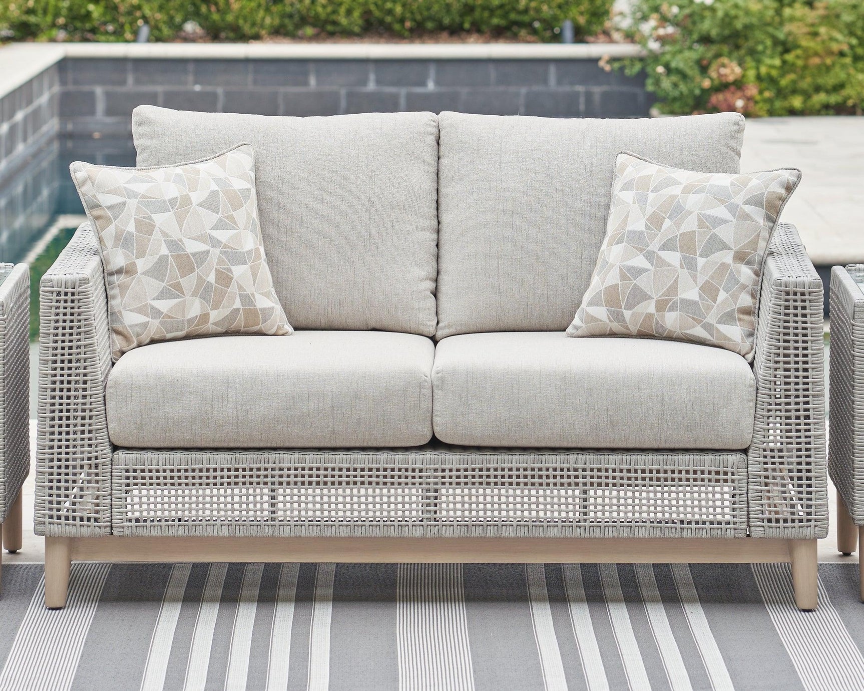 Seton Gray Creek Outdoor Sofa and Loveseat
