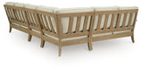Clare View Beige 4-Piece Outdoor Sectional