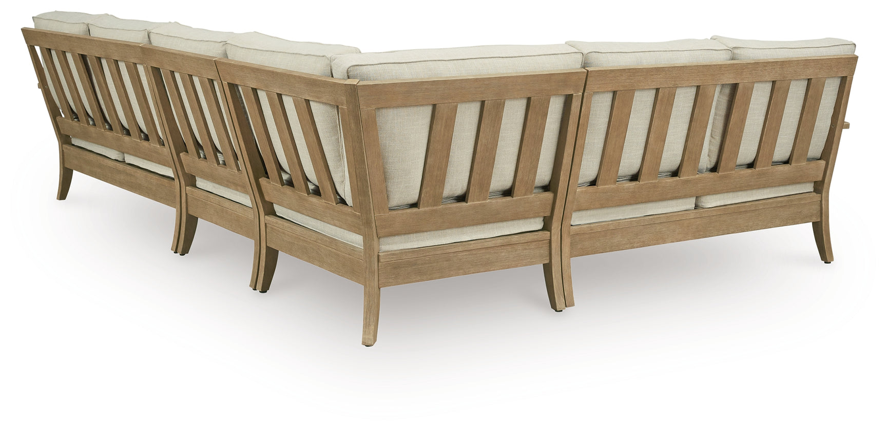 Clare View Beige 4-Piece Outdoor Sectional