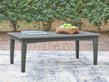 Cove Beach Gray Outdoor Coffee Table