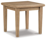 Clare Beige View 2 Outdoor Chairs with End Table