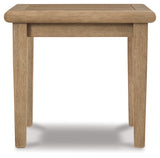 Clare Beige View 2 Outdoor Chairs with End Table