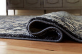 Hilcott Blue/cream/brown 7'10" X 10'6" Rug - Ella Furniture