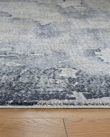 Langrich Blue/gray/cream 7'10" X 10'6" Rug - Ella Furniture