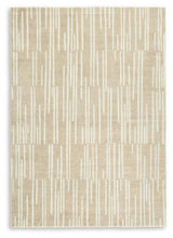 Ardenville Tan Cream 5' x 7' Abstract Area Rug