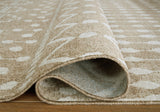 Bunchly Tan Brown Cream 5' x 7' Area Rug
