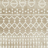 Bunchly Tan Brown Cream 8x10 Area Rug