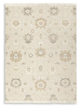 Calkin Linen/gray/caramel 8' X 10' Rug - Ella Furniture