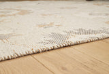 Calkin 5' x 7' Linen Gray Caramel Floral Rug