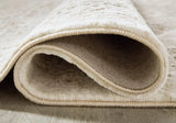 Gatwell Ivory Gray Tan 5' x 7' Traditional Medallion Rug