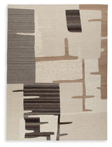 Kencher Beige Brown Extra Large Rug