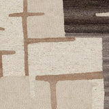 Kencher Beige Brown Large Rug