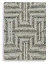 Jossen Ivory/Gray 5' x 7' Rug
