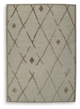 Guyford Beige/Brown 5' x 7' Rug