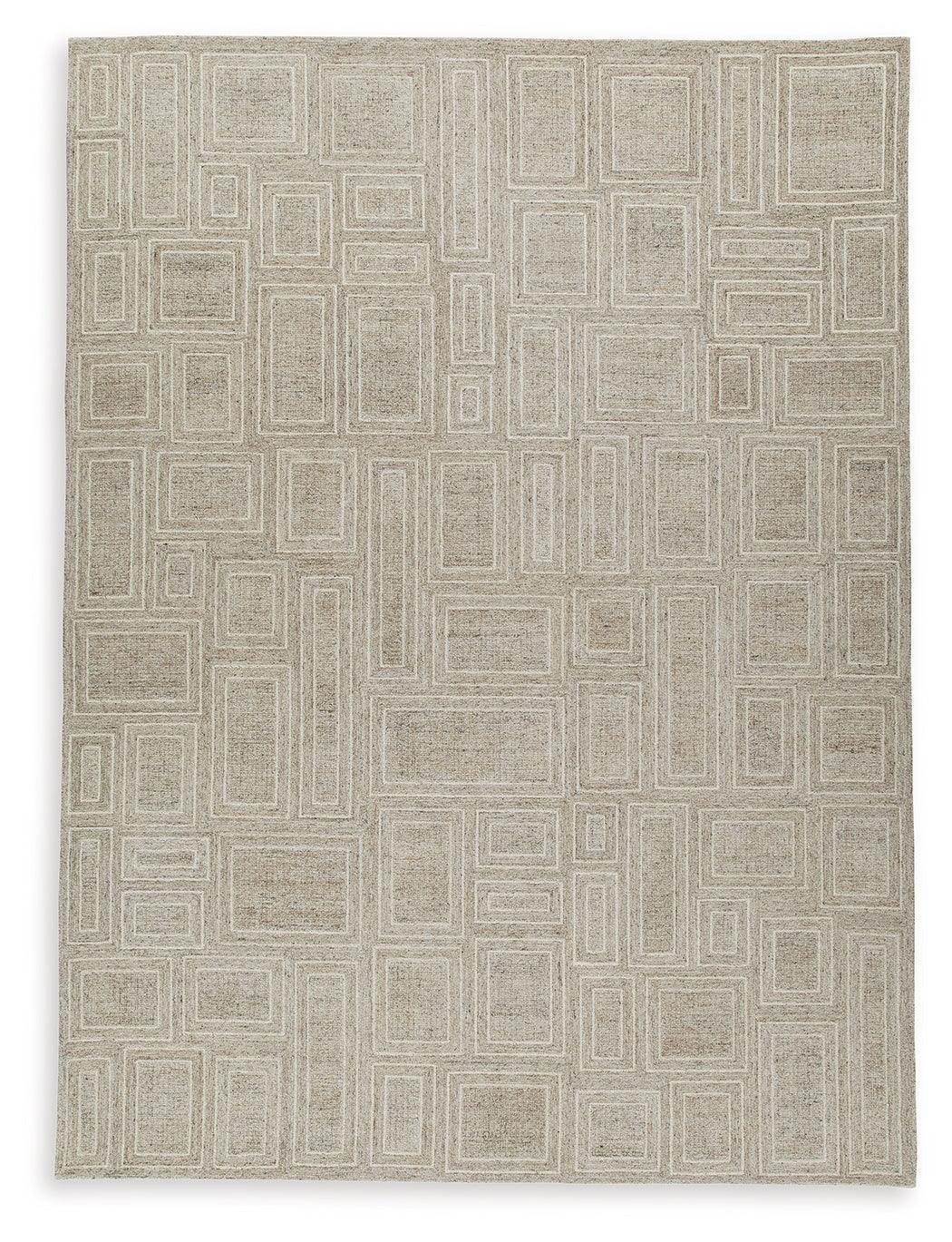 Brickburgh Gray Ivory Honey Extra Large Rug