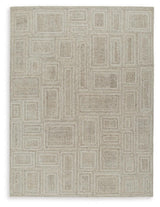 Brickburgh Gray Ivory Honey Large Rug