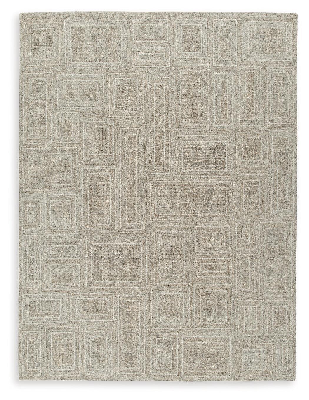 Brickburgh Gray Ivory Honey Large Rug