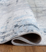 Emertonly Blue/White/Gray 8' x 10' Washable Rug