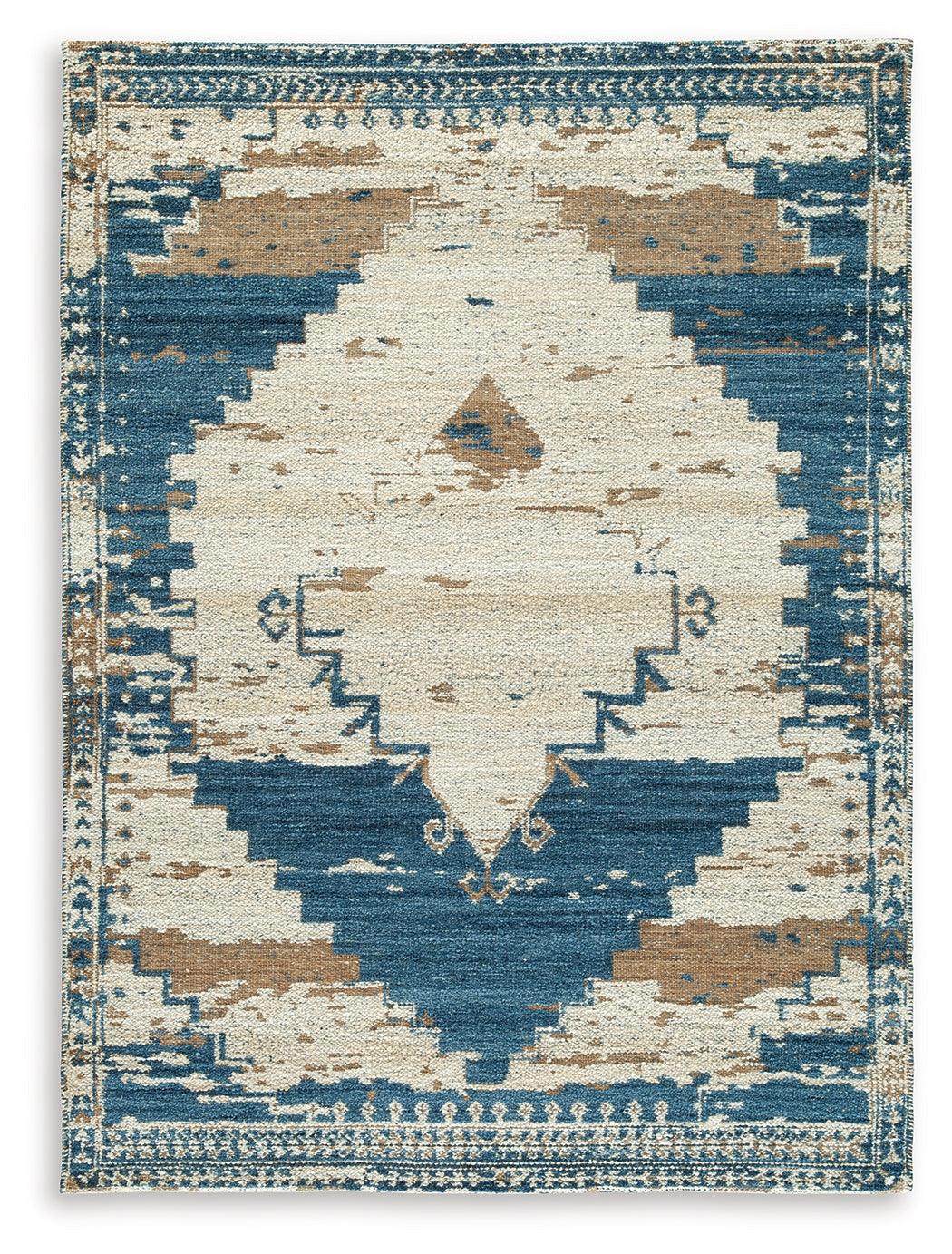 Varnler Blue/Brown/Tan 8' x 10' Rug