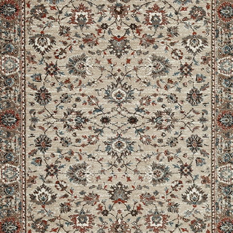 Beritham Blue/Brown/Beige Large Rug