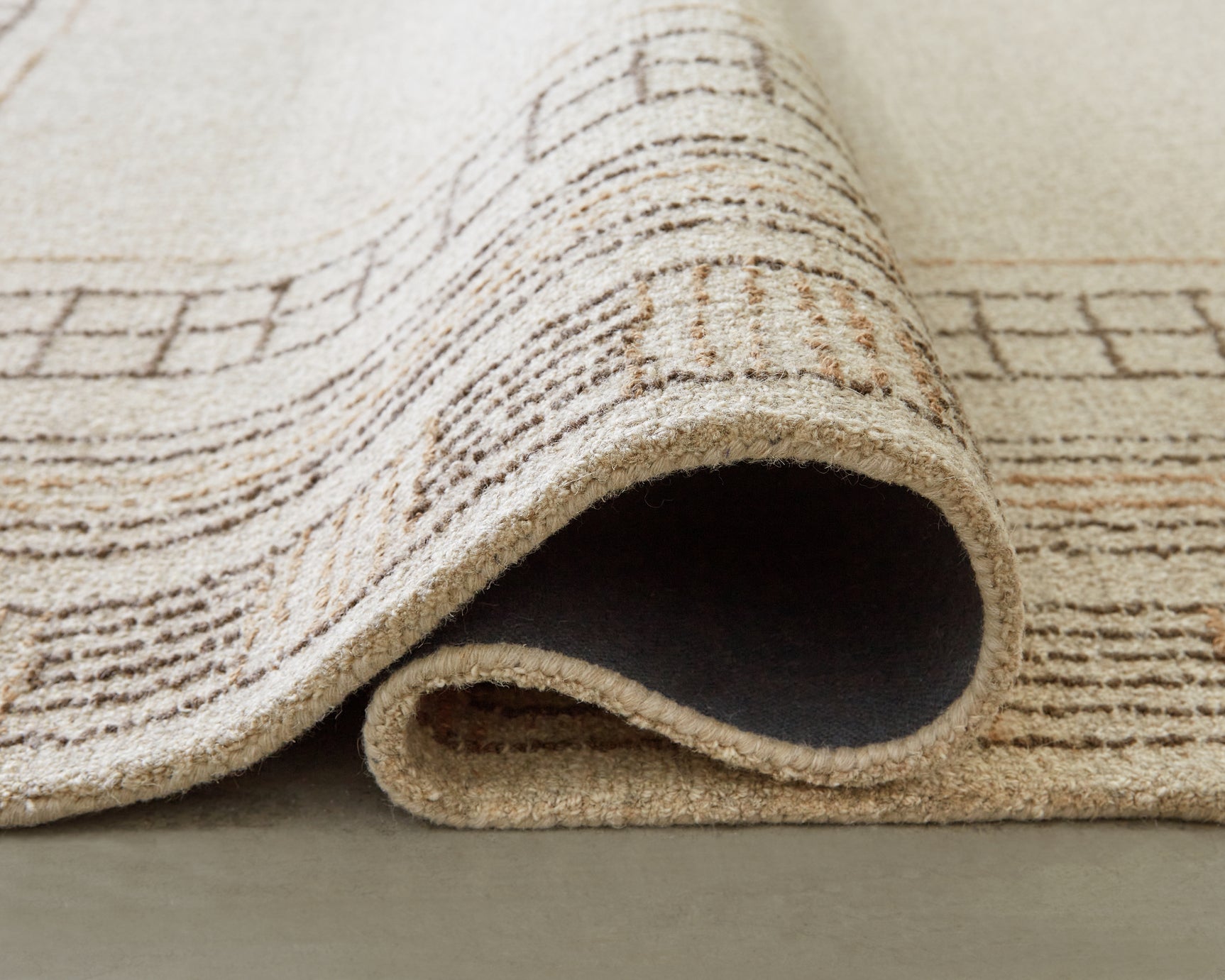 Idaman Taupe/Brown Large Rug