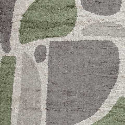Anburgh Green/Gray/Ivory Large Rug