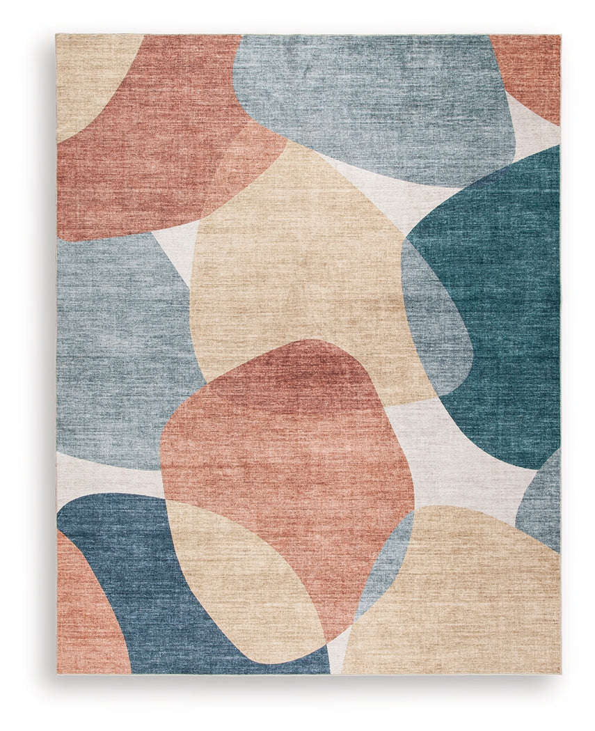 Chanleigh Multi Washable 7'6" x 9'6" Area Rug