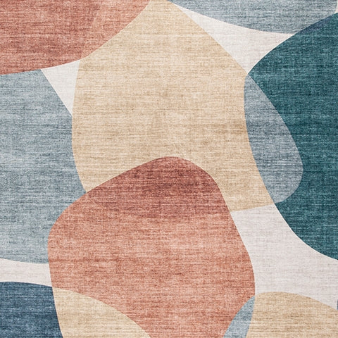 Chanleigh Multi Washable 7'6" x 9'6" Area Rug