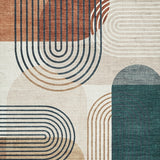 Farrendale Multi Washable 5' x 7' Area Rug