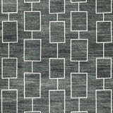 Elderland Black/Gray Washable 5' x 7' Area Rug